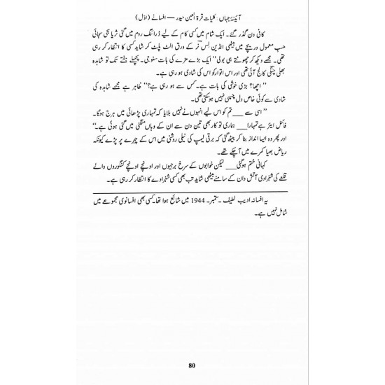 Kuliyat e Quratulain Haider - Aaina e Jahan (1) - Afsanay