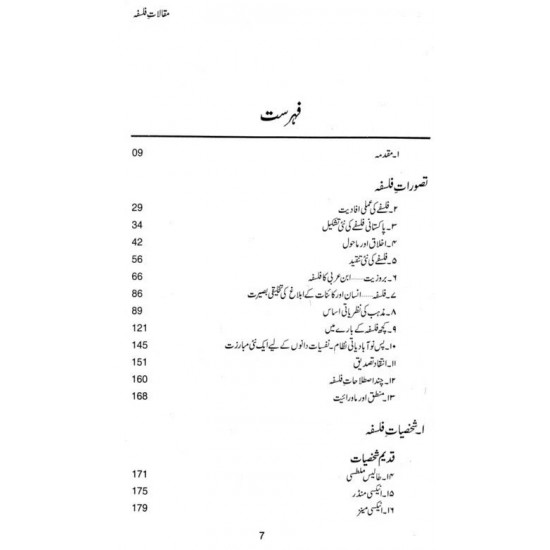 Maqalaat e Falsafa - مقالات فلسفہ