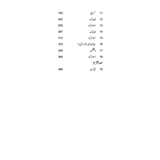 Sadar e Mohtram - صدر محترم