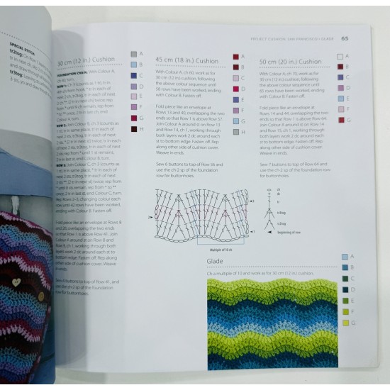 100 Colourful Ripple Stitches To Crochet
