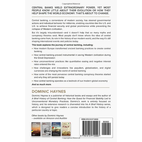 Buy A Brief History Of Central Banking By Dominic Haynes | Books of ...