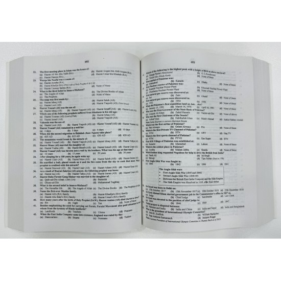 Big Book Of FPSC Solved Papers
