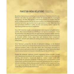 Pakistan-India Relations: Fractured Past, Uncertain Future Pakistan-India Relations: Fractured Past, Uncertain Future