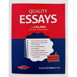 Quality Essays For CSS PMS & All Other Relevant Exams