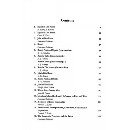 Rumi In The Light Of Eastern Western Scholarship