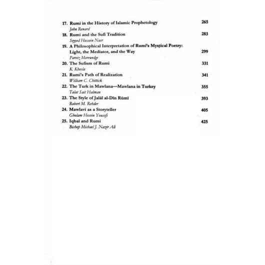 Rumi In The Light Of Eastern Western Scholarship